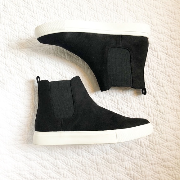 steve madden slip on high tops